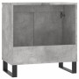 Armario de baño madera de ingeniería gris hormigón 58x33x60 cm de vidaXL, Tocadores de baño - Ref: Foro24-831592, Precio: 53,...