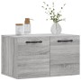 Sonoma gray engineered wood wall cabinet 60x36.5x35 cm by vidaXL, Lockers and storage cabinets - Ref: Foro24-830018, Price: 3...