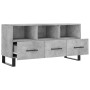 Concrete gray engineered wood TV cabinet 102x36x50 cm by vidaXL, TV Furniture - Ref: Foro24-829064, Price: 79,12 €, Discount: %