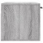 Sonoma Wandschrank aus grauem Holzwerkstoff 60x36,5x35 cm von vidaXL, Schließfächer und Lagerschränke - Ref: Foro24-830034, P...