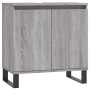 Engineered wood Sonoma gray bathroom cabinet 58x33x60 cm by vidaXL, bathroom vanities - Ref: Foro24-831594, Price: 51,92 €, D...