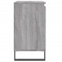 Engineered wood Sonoma gray bathroom cabinet 58x33x60 cm by vidaXL, bathroom vanities - Ref: Foro24-831594, Price: 51,92 €, D...