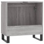 Engineered wood Sonoma gray bathroom cabinet 58x33x60 cm by vidaXL, bathroom vanities - Ref: Foro24-831594, Price: 51,92 €, D...