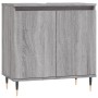 Sonoma gray engineered wood bathroom cabinet 58x33x60 cm by vidaXL, bathroom vanities - Ref: Foro24-831578, Price: 50,03 €, D...