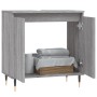 Armario de baño madera de ingeniería gris Sonoma 58x33x60 cm de vidaXL, Tocadores de baño - Ref: Foro24-831578, Precio: 50,03...