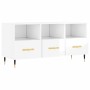 Mueble de TV madera contrachapada blanco brillo 102x36x50 cm de vidaXL, Muebles TV - Ref: Foro24-829014, Precio: 60,71 €, Des...