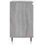 Sonoma gray engineered wood bathroom cabinet 58x33x60 cm by vidaXL, bathroom vanities - Ref: Foro24-831578, Price: 50,03 €, D...