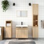 Sonoma oak engineered wood bathroom cabinet 58x33x60 cm by vidaXL, bathroom vanities - Ref: Foro24-831583, Price: 54,86 €, Di...