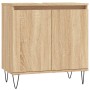 Sonoma oak engineered wood bathroom cabinet 58x33x60 cm by vidaXL, bathroom vanities - Ref: Foro24-831583, Price: 54,93 €, Di...