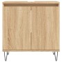 Sonoma oak engineered wood bathroom cabinet 58x33x60 cm by vidaXL, bathroom vanities - Ref: Foro24-831583, Price: 54,86 €, Di...