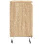 Sonoma oak engineered wood bathroom cabinet 58x33x60 cm by vidaXL, bathroom vanities - Ref: Foro24-831583, Price: 54,86 €, Di...