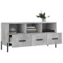 Mueble de TV madera de ingeniería gris hormigón 102x36x50 cm de vidaXL, Muebles TV - Ref: Foro24-829048, Precio: 60,91 €, Des...