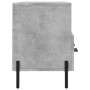 Mueble de TV madera de ingeniería gris hormigón 102x36x50 cm de vidaXL, Muebles TV - Ref: Foro24-829048, Precio: 60,91 €, Des...