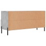 Mueble de TV madera de ingeniería gris hormigón 102x36x50 cm de vidaXL, Muebles TV - Ref: Foro24-829048, Precio: 60,91 €, Des...