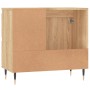 Armario de baño madera contrachapada roble Sonoma 65x33x60 cm de vidaXL, Tocadores de baño - Ref: Foro24-831599, Precio: 69,7...