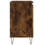 Smoked oak engineered wood bathroom cabinet 58x33x60 cm by vidaXL, bathroom vanities - Ref: Foro24-831585, Price: 49,99 €, Di...