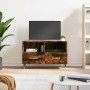 Smoked oak plywood TV cabinet 80x36x50 cm by vidaXL, TV Furniture - Ref: Foro24-828953, Price: 45,08 €, Discount: %