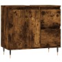 Smoked oak plywood bathroom cabinet 65x33x60 cm by vidaXL, bathroom vanities - Ref: Foro24-831601, Price: 75,99 €, Discount: %