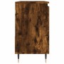 Armario de baño madera contrachapada roble ahumado 65x33x60 cm de vidaXL, Tocadores de baño - Ref: Foro24-831601, Precio: 75,...