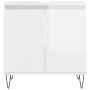 Engineered wood high gloss white bathroom cabinet 58x33x60 cm by vidaXL, bathroom vanities - Ref: Foro24-831582, Price: 56,87...