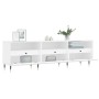 White plywood TV cabinet 150x30x44.5 cm by vidaXL, TV Furniture - Ref: Foro24-831260, Price: 85,39 €, Discount: %