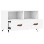 Weißer TV-Schrank aus Sperrholz, 80 x 36 x 50 cm von vidaXL, TV-Möbel - Ref: Foro24-828940, Preis: 45,05 €, Rabatt: %