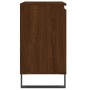 Armario de baño madera de ingeniería marrón roble 58x33x60 cm de vidaXL, Tocadores de baño - Ref: Foro24-831595, Precio: 51,9...