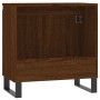 Armario de baño madera de ingeniería marrón roble 58x33x60 cm de vidaXL, Tocadores de baño - Ref: Foro24-831595, Precio: 51,9...