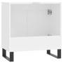 White engineered wood bathroom cabinet 58x33x60 cm by vidaXL, bathroom vanities - Ref: Foro24-831588, Price: 51,92 €, Discoun...