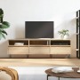 Sonoma oak plywood TV cabinet 150x30x44.5 cm by vidaXL, TV Furniture - Ref: Foro24-831279, Price: 82,99 €, Discount: %