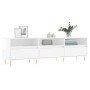 Hochglanzweißer TV-Schrank aus Sperrholz, 150 x 30 x 44,5 cm von vidaXL, TV-Möbel - Ref: Foro24-831270, Preis: 108,94 €, Raba...