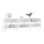 Hochglanzweißer TV-Schrank aus Sperrholz, 150 x 30 x 44,5 cm von vidaXL, TV-Möbel - Ref: Foro24-831270, Preis: 108,94 €, Raba...