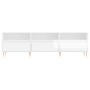 Hochglanzweißer TV-Schrank aus Sperrholz, 150 x 30 x 44,5 cm von vidaXL, TV-Möbel - Ref: Foro24-831270, Preis: 108,94 €, Raba...