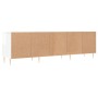 Hochglanzweißer TV-Schrank aus Sperrholz, 150 x 30 x 44,5 cm von vidaXL, TV-Möbel - Ref: Foro24-831270, Preis: 108,94 €, Raba...