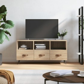 Mueble de TV madera de ingeniería roble Sonoma 102x36x50 cm de vidaXL, Muebles TV - Ref: Foro24-829007, Precio: 75,42 €, Desc...