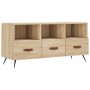 TV cabinet engineered wood Sonoma oak 102x36x50 cm by vidaXL, TV Furniture - Ref: Foro24-829007, Price: 75,99 €, Discount: %