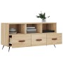 TV cabinet engineered wood Sonoma oak 102x36x50 cm by vidaXL, TV Furniture - Ref: Foro24-829007, Price: 75,99 €, Discount: %