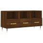 Oak brown engineered wood TV cabinet 102x36x50 cm by vidaXL, TV Furniture - Ref: Foro24-829019, Price: 76,88 €, Discount: %