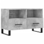 TV stand made of gray concrete plywood, measuring 80x36x50 cm. by vidaXL, TV Furniture - Ref: Foro24-829000, Price: 54,68 €, ...