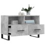 TV stand made of gray concrete plywood, measuring 80x36x50 cm. by vidaXL, TV Furniture - Ref: Foro24-829000, Price: 54,68 €, ...