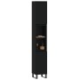 Black plywood bathroom cabinet 30x30x190 cm by vidaXL, bathroom vanities - Ref: Foro24-831541, Price: 97,25 €, Discount: %