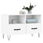 Weißer TV-Schrank aus Sperrholz, 80 x 36 x 50 cm von vidaXL, TV-Möbel - Ref: Foro24-828964, Preis: 49,78 €, Rabatt: %