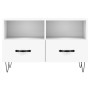 Weißer TV-Schrank aus Sperrholz, 80 x 36 x 50 cm von vidaXL, TV-Möbel - Ref: Foro24-828964, Preis: 49,78 €, Rabatt: %