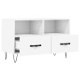 Weißer TV-Schrank aus Sperrholz, 80 x 36 x 50 cm von vidaXL, TV-Möbel - Ref: Foro24-828964, Preis: 49,78 €, Rabatt: %