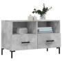 TV stand made of gray concrete plywood, measuring 80x36x50 cm. by vidaXL, TV Furniture - Ref: Foro24-828976, Price: 64,71 €, ...