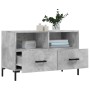 TV stand made of gray concrete plywood, measuring 80x36x50 cm. by vidaXL, TV Furniture - Ref: Foro24-828976, Price: 64,71 €, ...