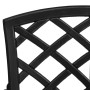 Garden chairs 2 units black cast aluminum by vidaXL, Garden chairs - Ref: Foro24-315572, Price: 257,75 €, Discount: %