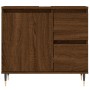 Oak brown plywood bathroom cabinet 65x33x60 cm by vidaXL, bathroom vanities - Ref: Foro24-831603, Price: 66,30 €, Discount: %