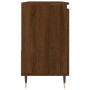 Armario de baño madera contrachapada marrón roble 65x33x60 cm de vidaXL, Tocadores de baño - Ref: Foro24-831603, Precio: 62,8...