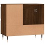 Armario de baño madera contrachapada marrón roble 65x33x60 cm de vidaXL, Tocadores de baño - Ref: Foro24-831603, Precio: 62,8...